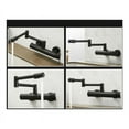thumbnail image 5 of Elegant Retractable Arm Pot Filler Faucet, Innovative Adjustable Swing Arm For Effortless Water Filling, Kitchen Sink Area Upgrade With Fine Copper Construction, 5 of 5