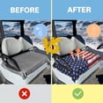 thumbnail image 5 of Aplkyhs American Flag Golf Seat Covers for Cart Golf Cart Washable Seat Cover Fits Most Golf Carts Comfortable Breathable Protect Your Golf Car Seat, 5 of 7
