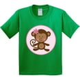 thumbnail image 3 of Inktastic Monkey Girl Youth T-Shirt, 3 of 5