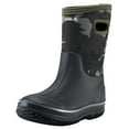 thumbnail image 6 of HISEA Kids Rain Boots, Waterproof Insulated Rubber Neoprene Boots, Green Camo, Size 3, 6 of 9