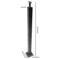 thumbnail image 3 of Cable Railing Post Corner Post 36''x2''x2'' Top Mount for Wood Concrete Deck 36''x2''x2'' Thickened Stainless Steel Cable Pre-drilled Railing Post Corner Post, 3 of 12
