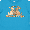thumbnail image 4 of Inktastic I Love My Nana and Papa Cute Dogs Boys or Girls Toddler T-Shirt, 4 of 5