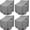 Grey, variant on Patio Wicker Side Table Cover,Waterproof Square Patio Small Side Table Cover,Suitable for 3-Piece Outdoor Wicker Patio Bistro Set Side Table,22W x 22D x 18H inch