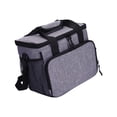 thumbnail image 3 of Bolsa térmica térmica con correa ajustable para el hombro para adultos, ideal para llevar comida caliente y fría. Gris 28x215x24cm, 3 of 9