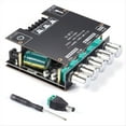 thumbnail image 3 of Placa Amplificadora de Subwoofer Bluetooth 5.0 de 2.1 Canales, 50 W X 2 + 100 W de Potencia, Placa Amplificadora de Audio Estéreo, Amplificador de Graves Auxiliar., 3 of 5