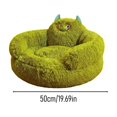 thumbnail image 6 of mdesiwst Plush Cat Calming Bed Cute Shape Dog Donut Bed with Raised Head And Neck Support Pads Cozy Pet Round Cuddler Bed for Cats Puppies, 6 of 8