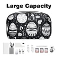 thumbnail image 3 of Easter Hard Drive Bags Travel Case Charging Cord Organizer - Oxford Cloth Waterproof Electronics Digital Accessories Pouch with Organizer Charger Station - 5.9x9.44x3.14 in, 3 of 6