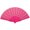 Rose Red, variant on Retro Chinese Portable Plastic Elegant Folding Fan Cloth Hand Fan Silk Fan Handheld Fabric Hand Fan PINK