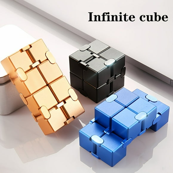 Infinite Cube Fidget Toy - Infinity Cubes with Various Shape Changing, Novel, and Endless Combinations