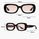 thumbnail image 2 of Gafas de sol retro ovaladas de alta gama europeas y americanas para chicas, hechas de PC, 2 of 5