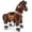 Chocolate, variant on PonyCycle Ride on Horse Toy Kids Ride on Plush Walking Animal Brown Horse for Boys and Girls 3-4 Ux321