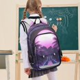 thumbnail image 7 of FORMRS School Backpack 17" Student Travel Bag with Laptop Compartment, Pink Road, 7 of 7
