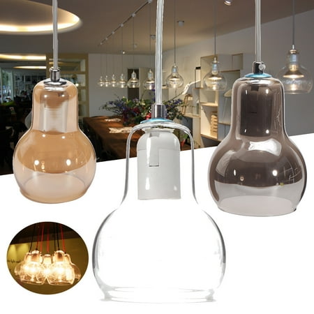 Meigar Vintage Industrial Lighting Shade Pendant Lamp Shade Handblown Glass Drop Ceiling Lights Lampshade Clear Glass Shade Walmart Canada