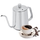 thumbnail image 5 of Cafetera de acero inoxidable de 550 ml, cafetera de acero inoxidable larga, tetera de goteo para café, la mejor en su clase, 5 of 10
