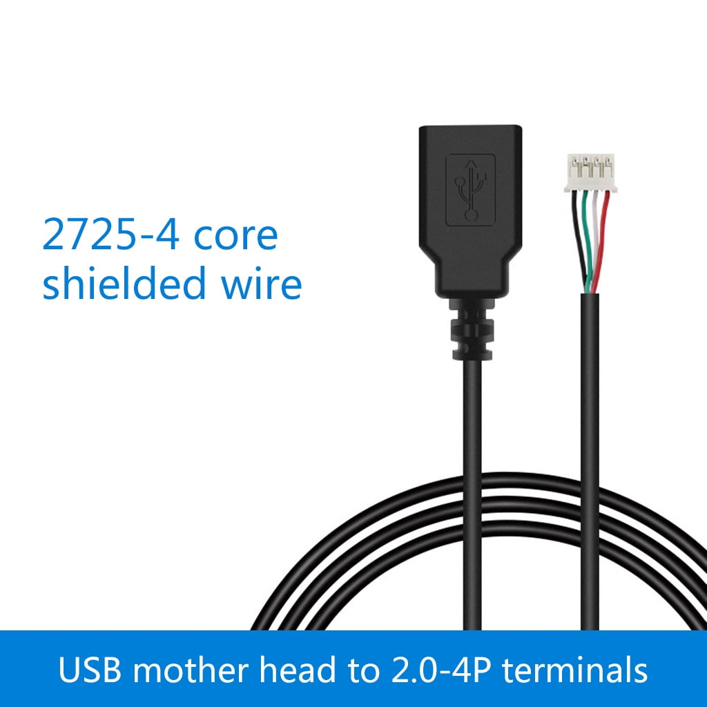 USB 2.0 to USB Motherboard 4-Pin IDC Header Cable 19-Inch - Walmart.com