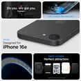 thumbnail image 2 of Funda Spigen Ultra Hybrid MagFit para iPhone 16e, color blanco transparente, 2 of 8