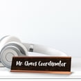 thumbnail image 3 of Mr Chaos Coordinator, Textured Novelty Office Gift Desk Sign (2 x 8"), 3 of 3