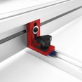 thumbnail image 4 of Fixed T-Slot Miter Track Stop Locator Sliding Brackets Woodworking Rail Retainer Chute Backing Connector Wood, 4 of 8