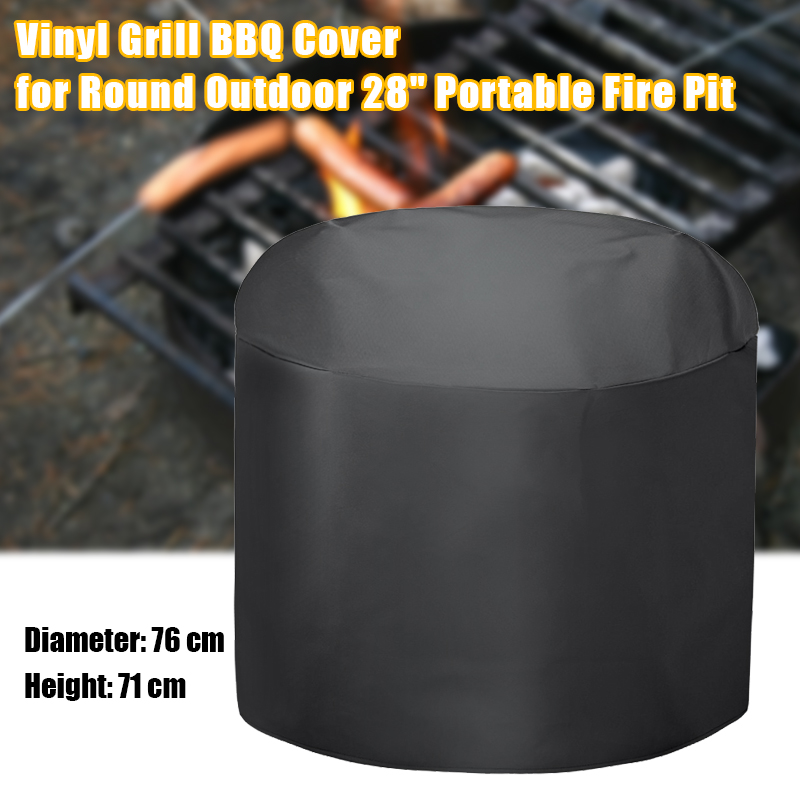 3/4 Length Vinyl Grill BBQ Cover 7460 for er Round Outdoor 28 inch
