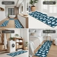 thumbnail image 5 of Smiling Ghosts Halloween Pattern Kitchen Rugs Sets Of 3,Kitchen Runner Rugs Non Skid Washable,Decorative Kitchen Floor Mats for Kitchen,Sink,Laundry,17"x30"+ 17"x47" + 17"x59", 5 of 6