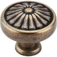 thumbnail image 7 of Top Knobs M601 Flower 1-1/4" Mushroom Cabinet Knob From The Normandy Collection - Grey, 7 of 7