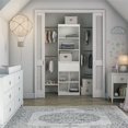 thumbnail image 2 of Little Seeds Grow with Me Adjustable Kids’ Closet Organizer System, White, 2 of 8