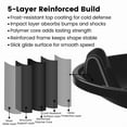 thumbnail image 4 of StarQualityBargain 25-Inch Heavy-Duty Cold Resistant Downhill Pro Plastic Outdoor Winter Saucer Disc Snow Sled with Handles,Black,2 Pack, 4 of 7