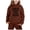 Coffee, variant on Outfits Sets for Little Girls Long Sleeve Hooded Hoodie Set Fashion Sweatshirts and Sweatpants 2-3 Years