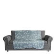 thumbnail image 2 of Creative Products Blue Pattern White Floral 50 x 60 Coral Fleece Blanket, 2 of 3