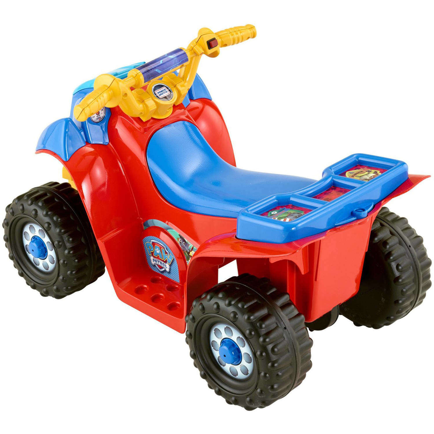 FisherPrice Power Wheels PAW Patrol Lil' Quad Ride On Toy Red Battery