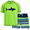 Jasmine Green Shark, variant on Big Chill Boys Swim Set - UPF50+ Short Sleeve Rash Guard Swim Shirt and Swim Trunks 2 Piece Set
