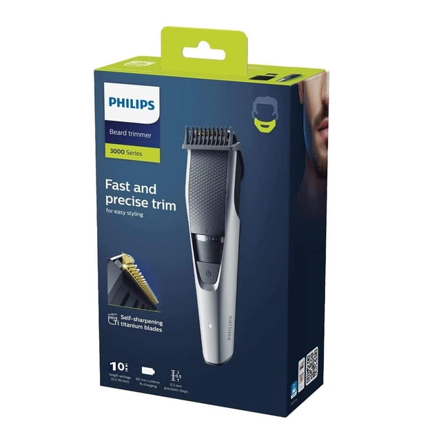 Cortadora de Pelo Philips Series 3000 BEARDTRIMMER 3.2 cm 10 h