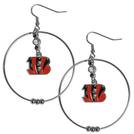 Cincinnati Bengals Official Nfl Hoop Earrings By Siskiyou 277030 Cincinnati Bengals Official Nfl Hoop Earrings By Siskiyou 277030