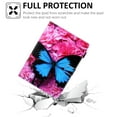 thumbnail image 2 of Mantto iPad 10th Generation Case 10.9", Cute Patterned Slim Multi-Angle Viewing Folio Magnetic Stand Wallet Card Slot with Auto Sleep Wake Smart Cover for 10.9” iPad 10th Gen 2022, Blue Butterfly, 2 of 11