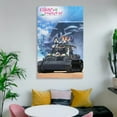 thumbnail image 6 of Japanese Military Anime Girls Und Panzer Poster Artworks Picture Print Poster Wall Art Painting Canvas Gift Decor Home Posters Decorative 16x24inch(40x60cm), 6 of 6