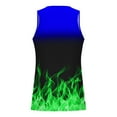 thumbnail image 3 of Hombres Casual Gradación Impresión Suéter Cuello Redondo Tanque Deportivo, 3 of 4