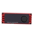 thumbnail image 1 of Enfriador SSD NVMe M.2, Disipador Térmico De Aluminio Con Pantalla De Temperatura Con Almohadillas Térmicas Duales De Silicona, Mejora El Rendimiento De Refrigeración Para SSD, 1 of 7