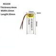 thumbnail image 2 of 3.7V 90mAh Li-Ion Battery 401030 Lithium Polymer Rechargeable Battery For MP3 MP4 Bluetooth Headset, 2 of 6