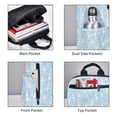 thumbnail image 3 of Honeii Rabbit And Bird Print Lightweight Backpacks,Carry on Backpack,Durable Backpack for School, Work & Travel, 3 of 7