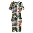 thumbnail image 4 of Regalos artísticos para amantes del Tervuren belga. Vestidos holgados con bolsillos. Vestidos de mujer para verano 2025. Vestidos de falda de verano para mujer. Vestidos de mujer para verano 2025., 4 of 7