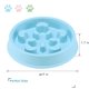 thumbnail image 2 of Comedero lento para perros, sin asfixia, comedero lento para detener la hinchazón, cuenco de agua para comida de perro con patrón divertido (juego de 2) azul BANYUO  Electrónica, 2 of 6