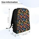 thumbnail image 4 of Disketp Colorful Pineapples1 Mochila Unisex de Apertura Lateral Completa, Mochila para Laptop para Escuela, Trabajo y Viajes, 4 of 8