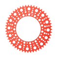 thumbnail image 2 of de bicicleta Bicicleta de carretera de montaña Bicicleta plegable Aleación de aluminio 130 BCD Reemplazo de rueda de cadena Reemplazo Piezas de Rojo 52T Macarena Plato de bicicleta, 2 of 7