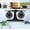 Black, variant on Dual-Head Desk Fan and Portable Jet Engine Fan, USB-C Rechargeable Quiet Cooling for Office Dorm, with Colorful Lights (Silver)