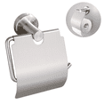 thumbnail image 1 of Portarrollos de papel higiénico de acero inoxidable, portarrollos de papel higiénico de pared (mate), 1 of 1
