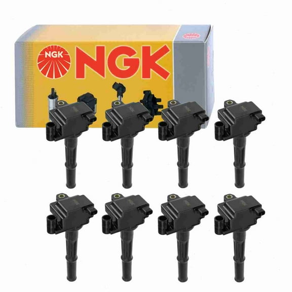 8 pc NGK 48983 Ignition Coils for 1415075 178-8274 2505-34660 2IGC0171 36-8014 673-1201 88921336 88921337 90919-02212 E679 GN10184 IC223 IC223SB UF-156 UF156 UF156T Spark Plug Wire Boot