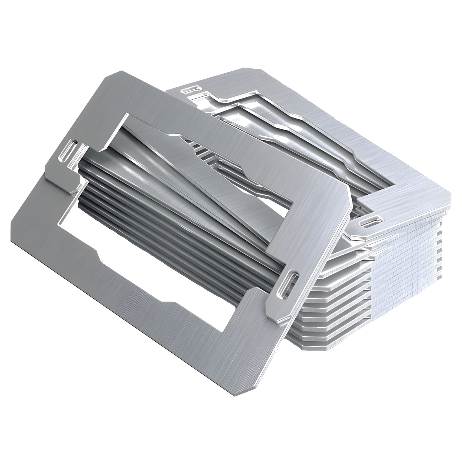 10PCS Strong Metal Outlet Spacers With Two Piece Structure For Improved Stability And Alignment