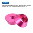 thumbnail image 4 of M4 Cone Cup Washers,Anodized Aluminum Gaskets for Screw RC/FPV/PC/Drone, Pack of 50 (Rose Red), 4 of 7