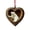 style F, variant on Heart-Shaped Resin Acorn Ornaments, Cute Animal Pine Cone Christmas Tree Decorations, Rustic Pine Cone Ornaments for Holiday Wreaths and Gift Giving