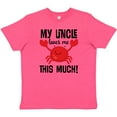 thumbnail image 3 of Inktastic Uncle Loves Me Childs Crab Youth T-Shirt, 3 of 5
